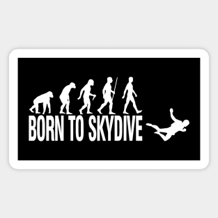 Born to Skydive Freefly Skydiving Magnet